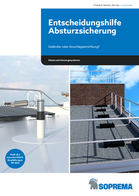 Flyer "Entscheidungshilfe Absturzsicherung" Flyer "Entscheidungshilfe Absturzsicherung"